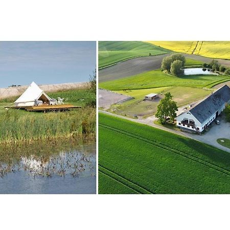 Glamping Och Gardslagenhet Mellan Himmel Och Hav Appartement Skivarp Buitenkant foto
